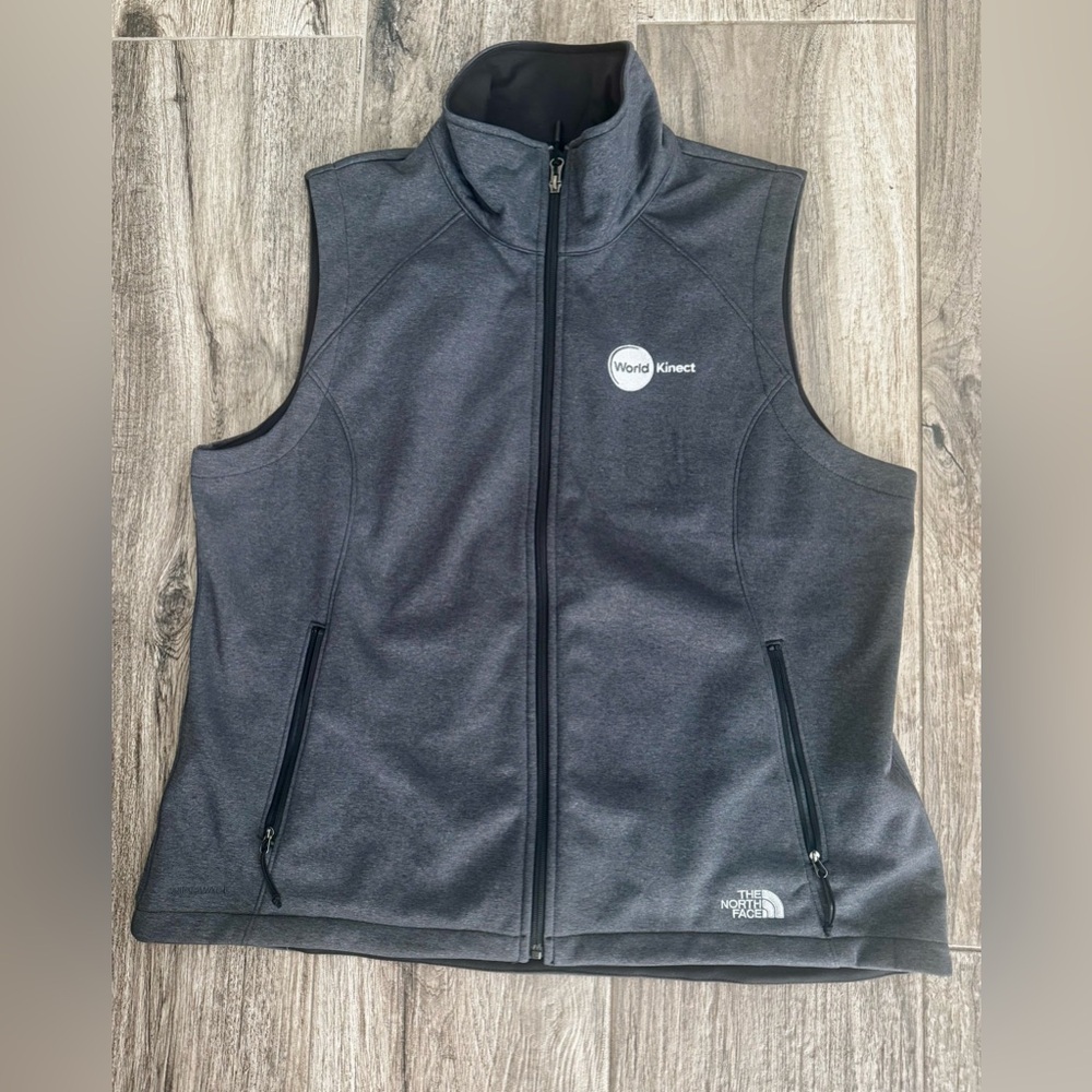 The North Face Dark Gray Sleeveless Softshell Womens Vest